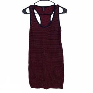 FOREVER 21 midi tank ribbed dress size bodycon womans size medium